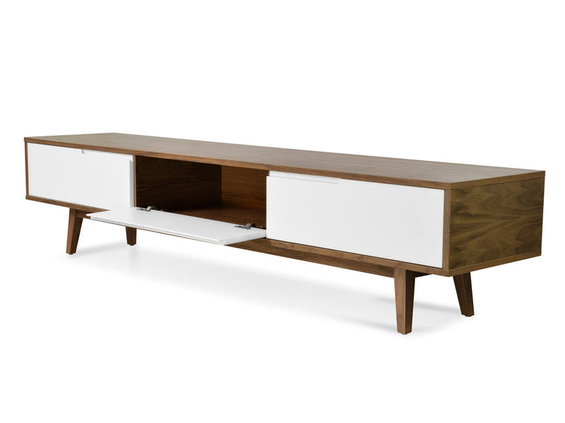 2.1m TV Entertainment Unit - Lowline - Natural