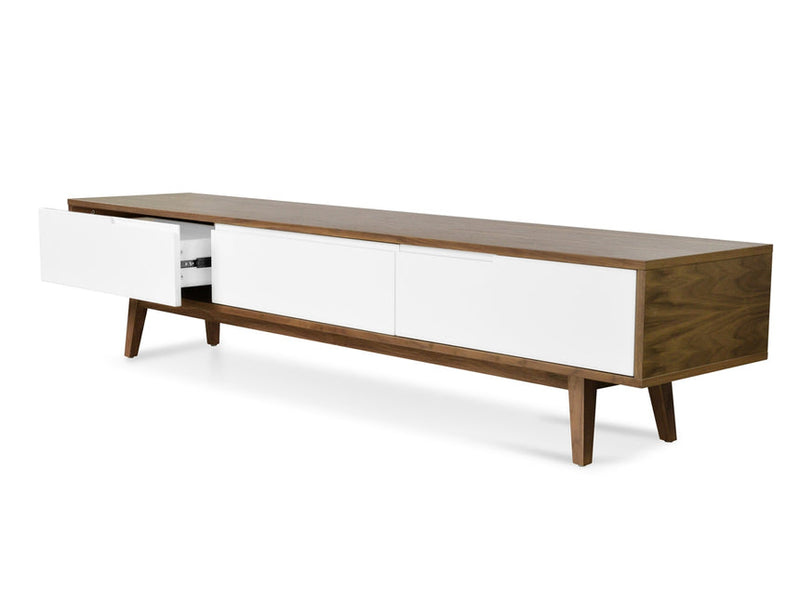 2.1m TV Entertainment Unit - Lowline - Natural