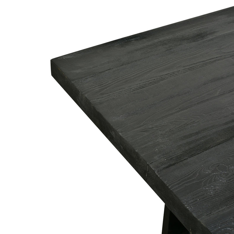 2M Reclaimed Dining Table - Black