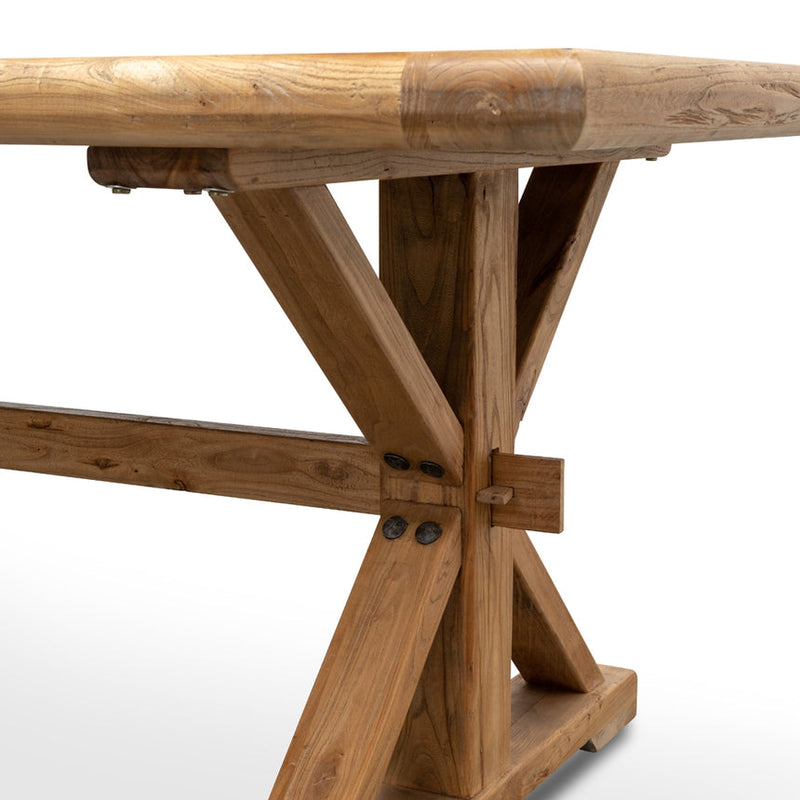 Wood Dining Table 3m - Rustic Natural