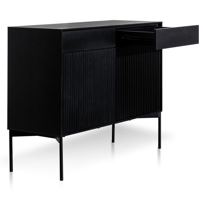 110cm Sideboard Unit - Black Oak