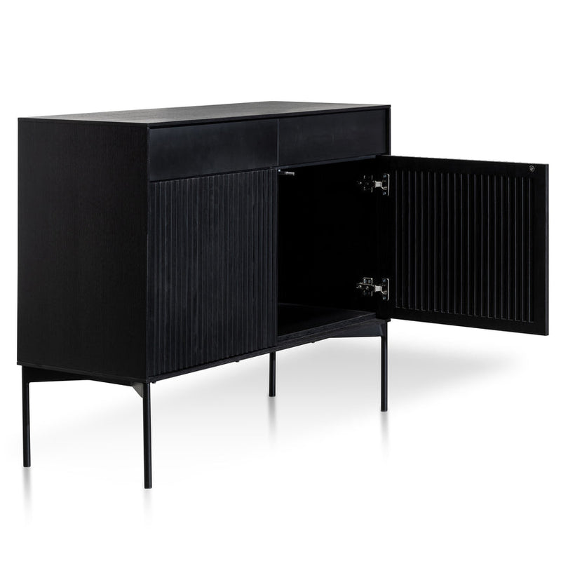 110cm Sideboard Unit - Black Oak