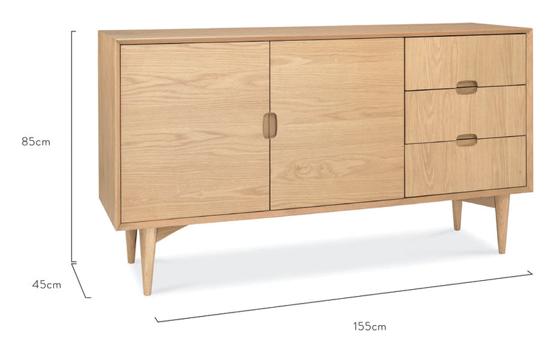 1.55m Buffet Cabinet - Natural