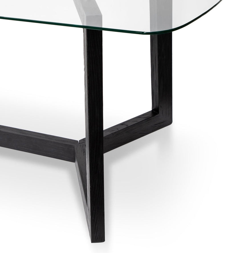 2.2m Dining Table - Black