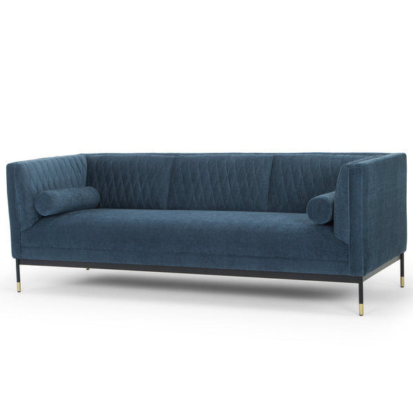 CLC6245 3 Seater Fabraic Sofa - Dusty Blue