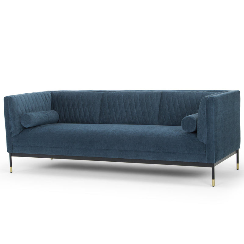 CLC6245 3 Seater Fabraic Sofa - Dusty Blue