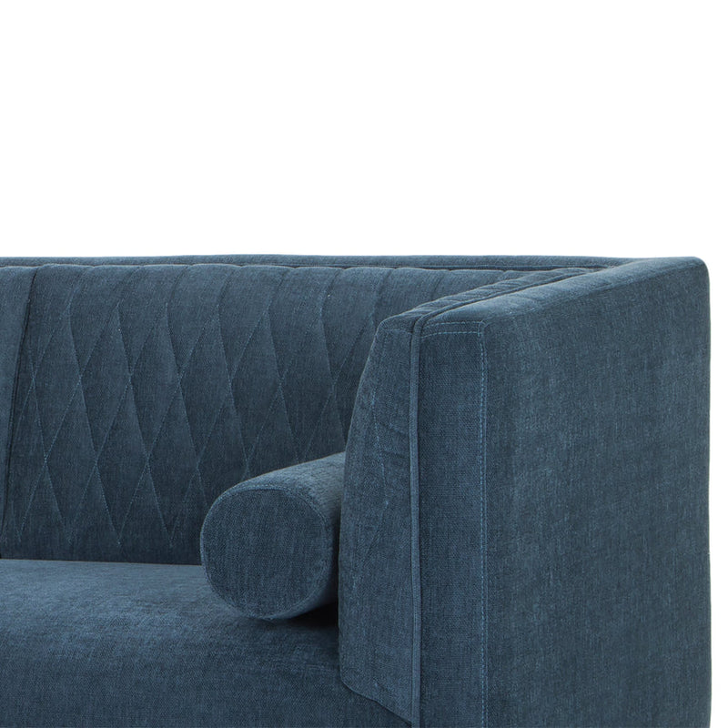 CLC6245 3 Seater Fabraic Sofa - Dusty Blue