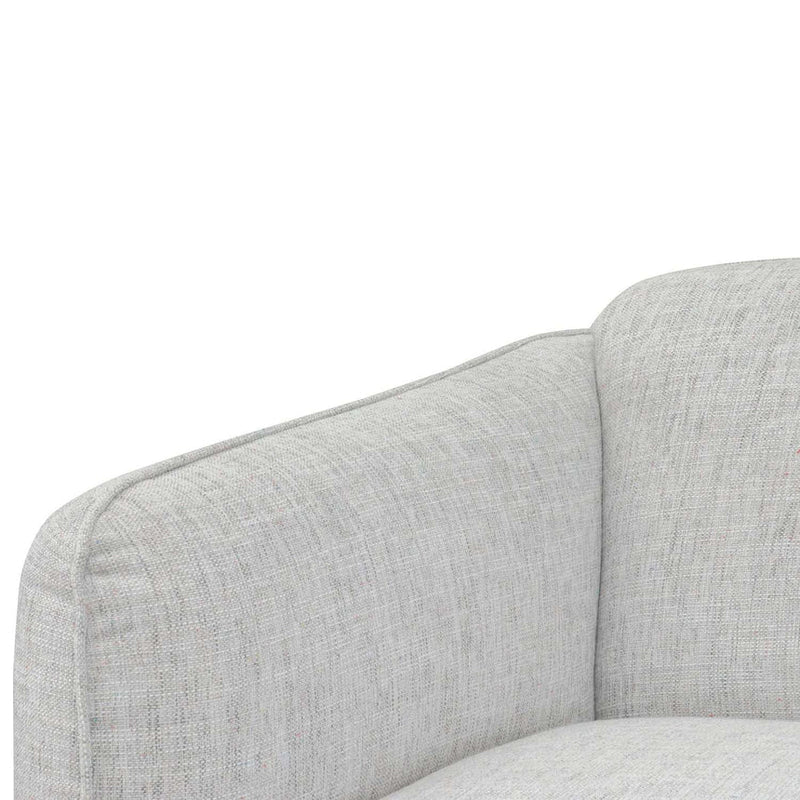 CLC920-IG - 3 Seater Sofa - Light spec grey fabric