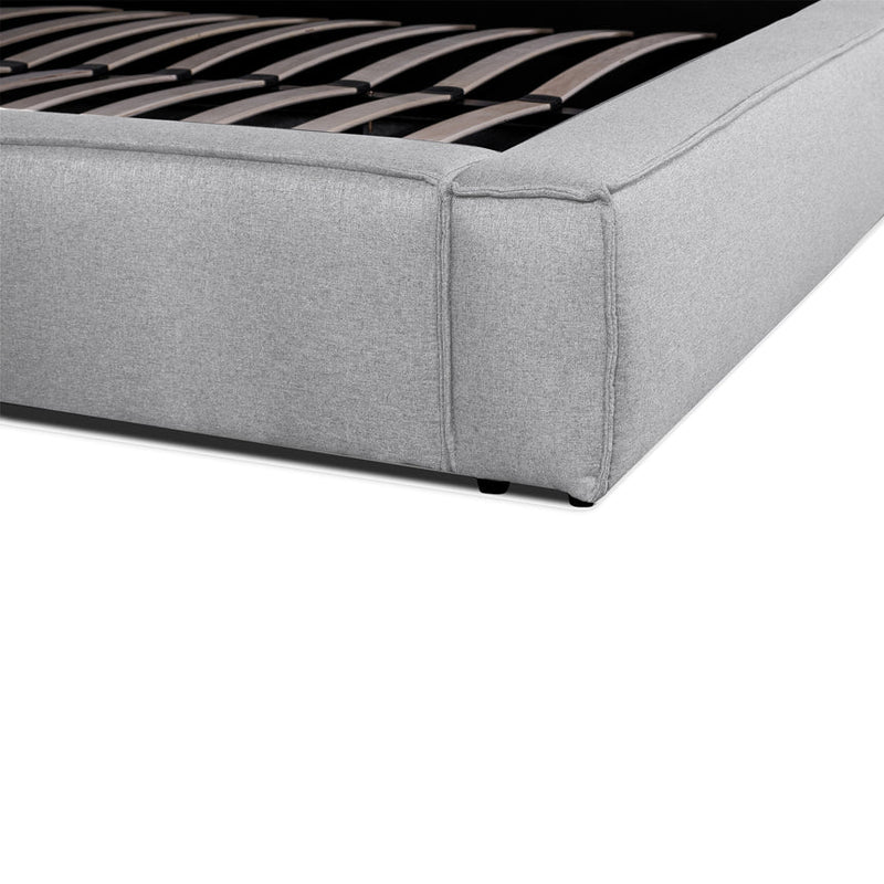 Queen Bed frame in Fossil Grey Fabric