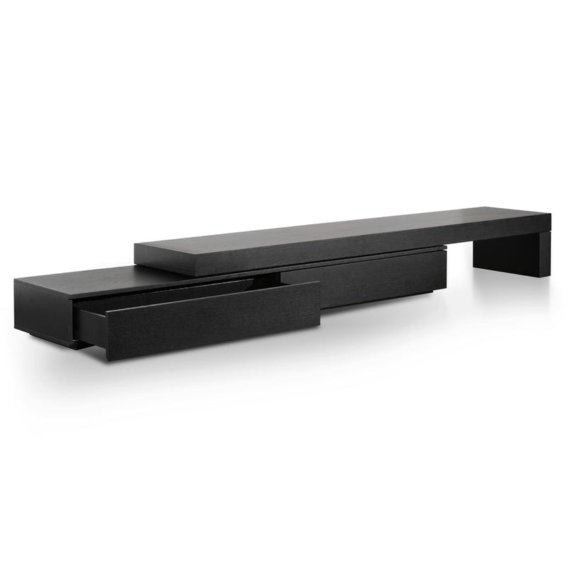 Extendable TV Entertainment Unit - Natural Oak