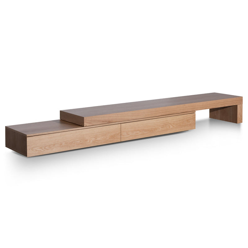 Extendable Entertainment TV Unit - Walnut