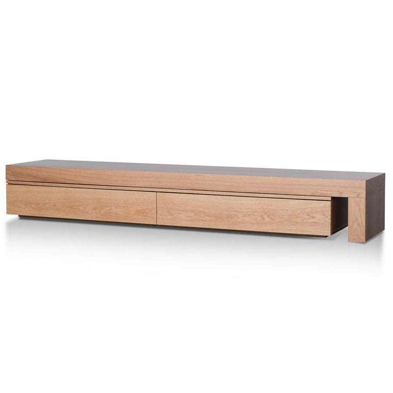 Extendable Entertainment TV Unit - Walnut