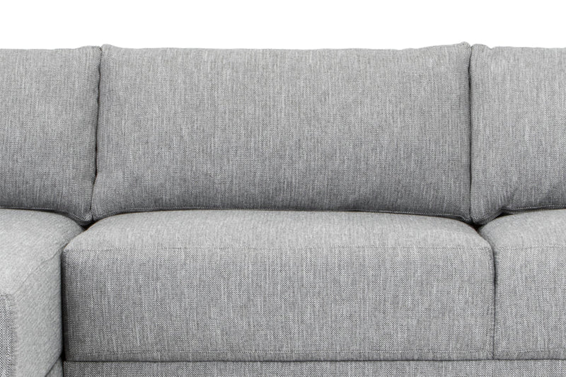 CLC2938-FA 3 Seater Right Chaise Fabric Sofa - Graphite Grey