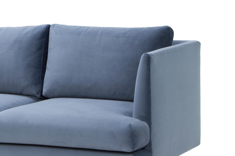 3 Seater Fabric Sofa - Navy