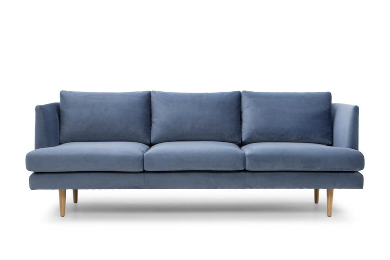 3 Seater Fabric Sofa - Navy