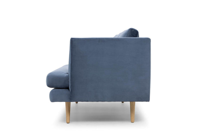 3 Seater Fabric Sofa - Navy