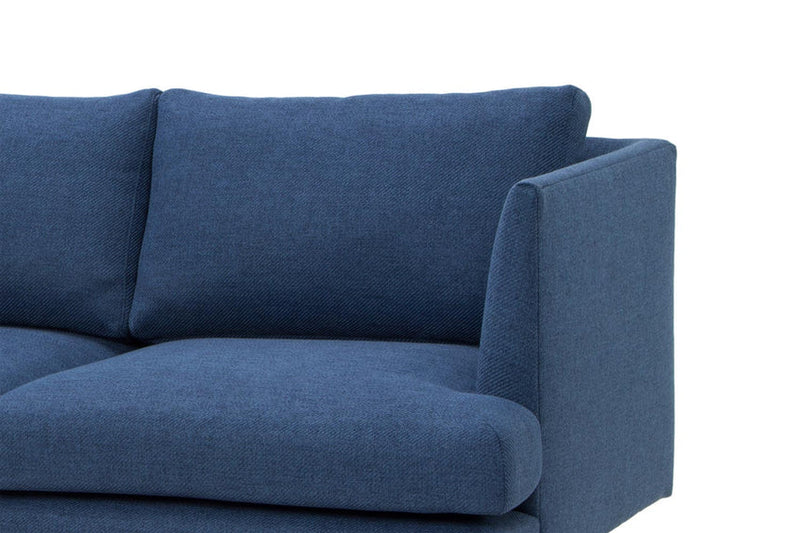 3 Seater Fabric Sofa - Navy