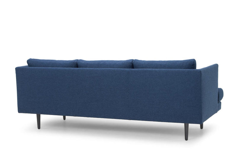 3 Seater Fabric Sofa - Navy