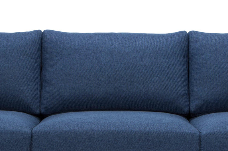 3 Seater Fabric Sofa - Navy