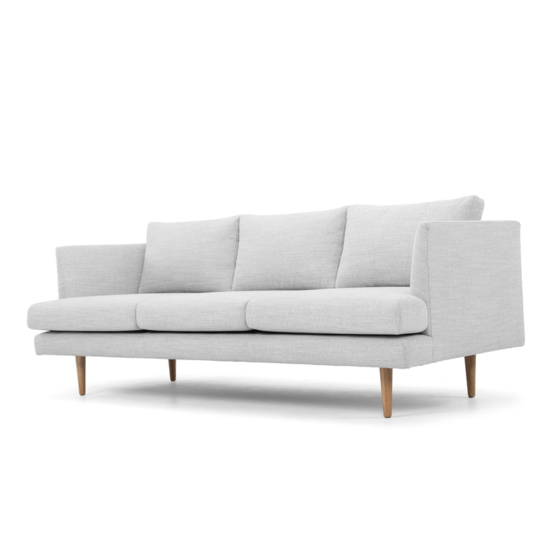 CLC767 3 Seater Fabric Sofa - Metal Grey