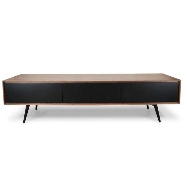 CTV884-DW 180cm TV Unit With Black Matte Drawers - Walnut