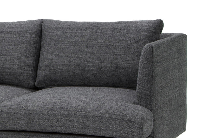 CLC767 3 Seater Fabric Sofa - Metal Grey