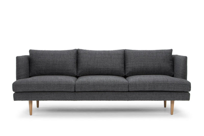 CLC767 3 Seater Fabric Sofa - Metal Grey