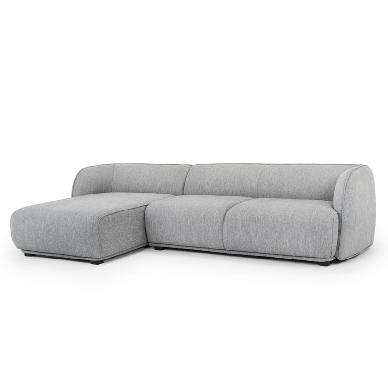 CLC2744-FA 3 Seater Left Chaise Sofa - Graphite Grey