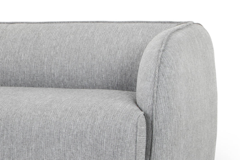 CLC2744-FA 3 Seater Left Chaise Sofa - Graphite Grey