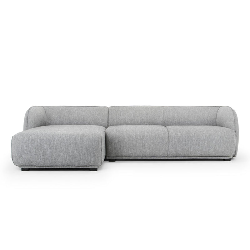 CLC2744-FA 3 Seater Left Chaise Sofa - Graphite Grey