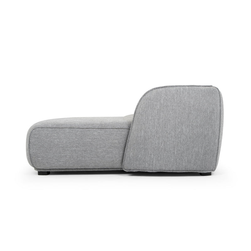 CLC724 3 SEATER RIGHT CHAISE SOFA - LIGHT TEXTURE GREY