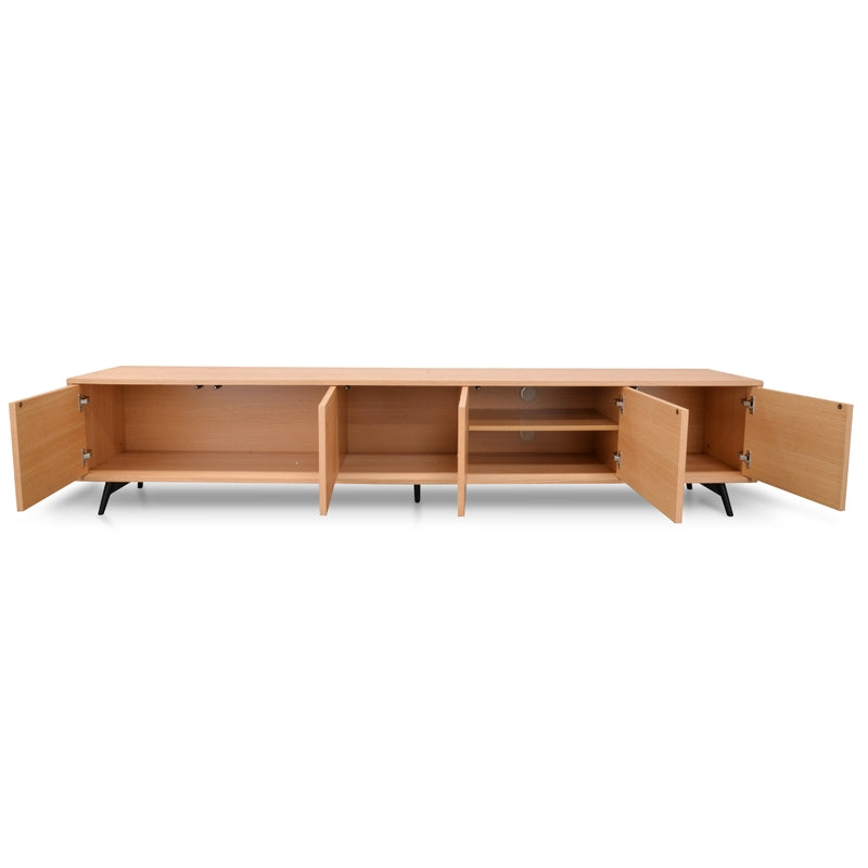 CTV107-BB 2.4m Entertainment TV Unit - Natural