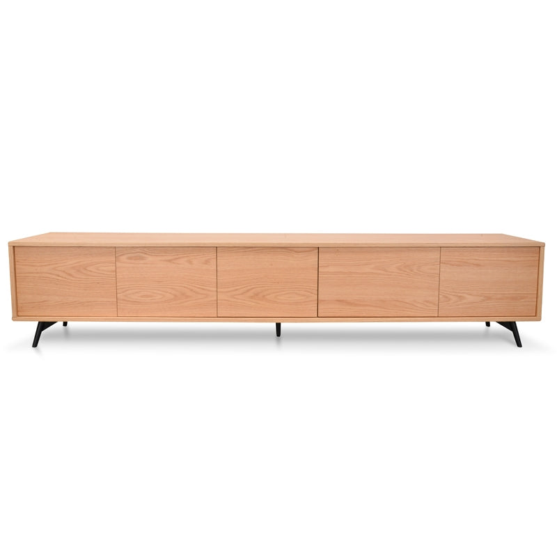 CTV107-BB 2.4m Entertainment TV Unit - Natural