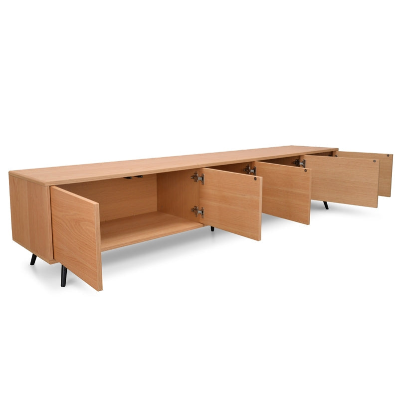 CTV107-BB 2.4m Entertainment TV Unit - Natural