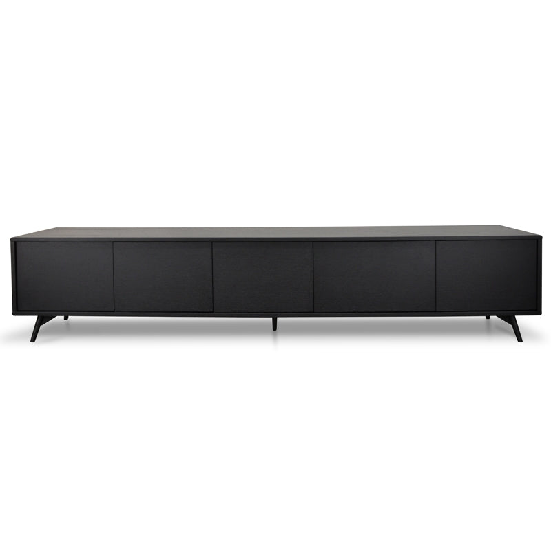 2.4m TV Entertainment  Unit - Walnut