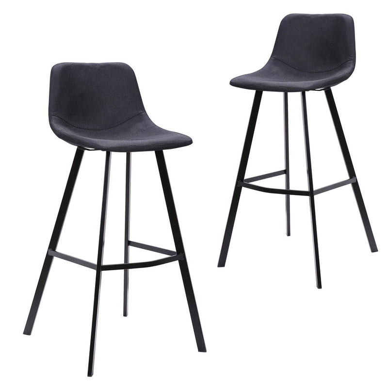 65cm Bar Stool - Spec Charcoal (Set of 2)