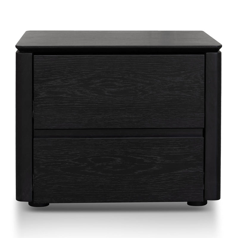 Bedside Table - Black Oak Veneer