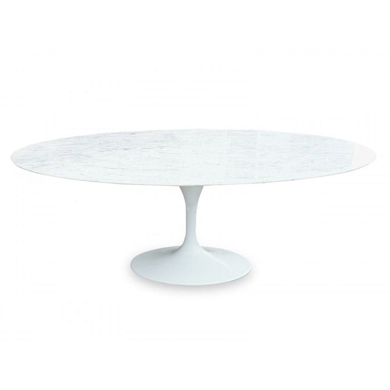 Marble Dining Table 120cm - Aluminium