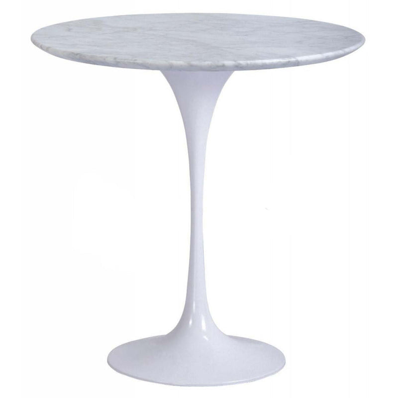 Marble Dining Table 120cm - Aluminium