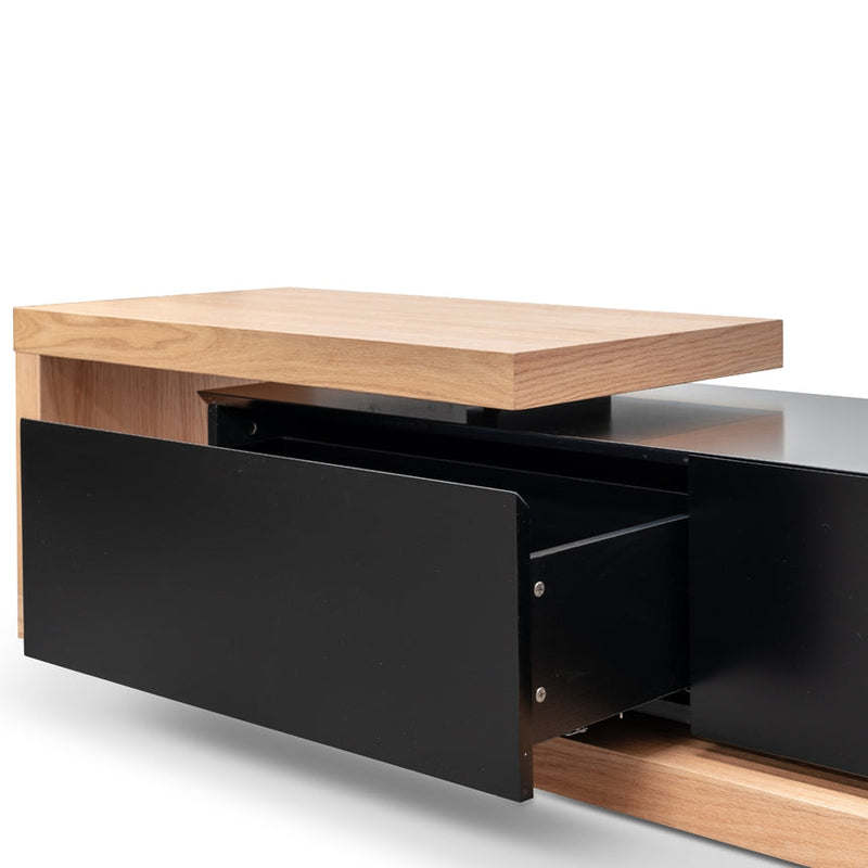 Extendable TV Entertainment Unit - Natural