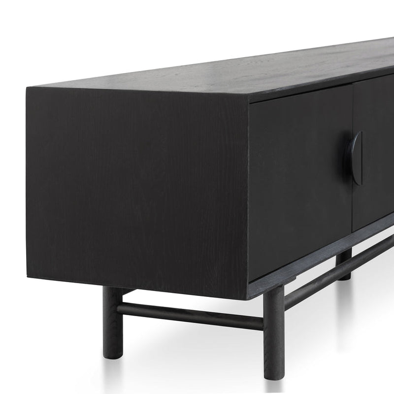 2.1m Entertainment TV Unit - Black