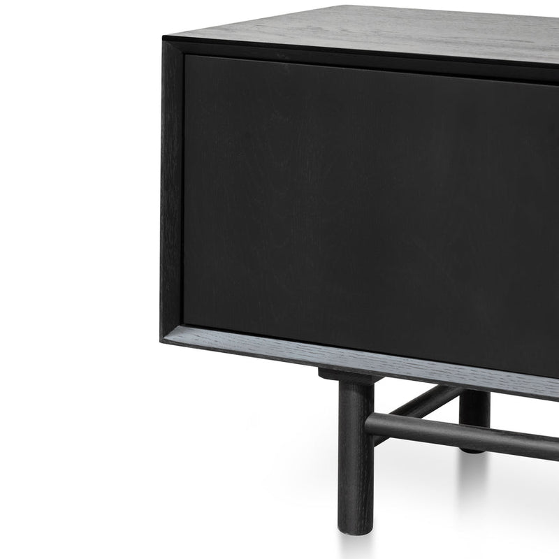 2.1m Entertainment TV Unit - Black