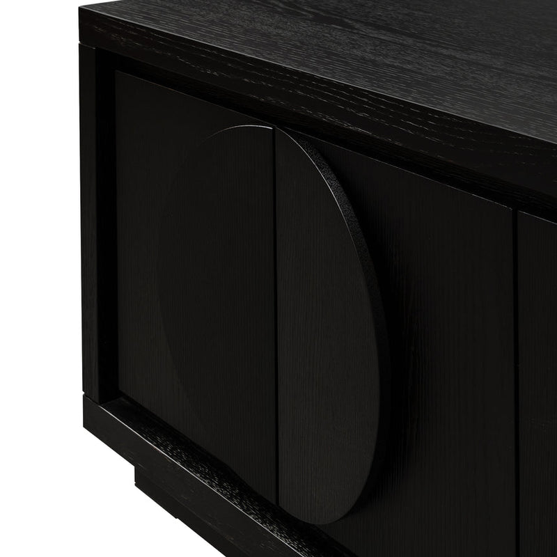 2m Entertainment TV Unit - Dusty oak