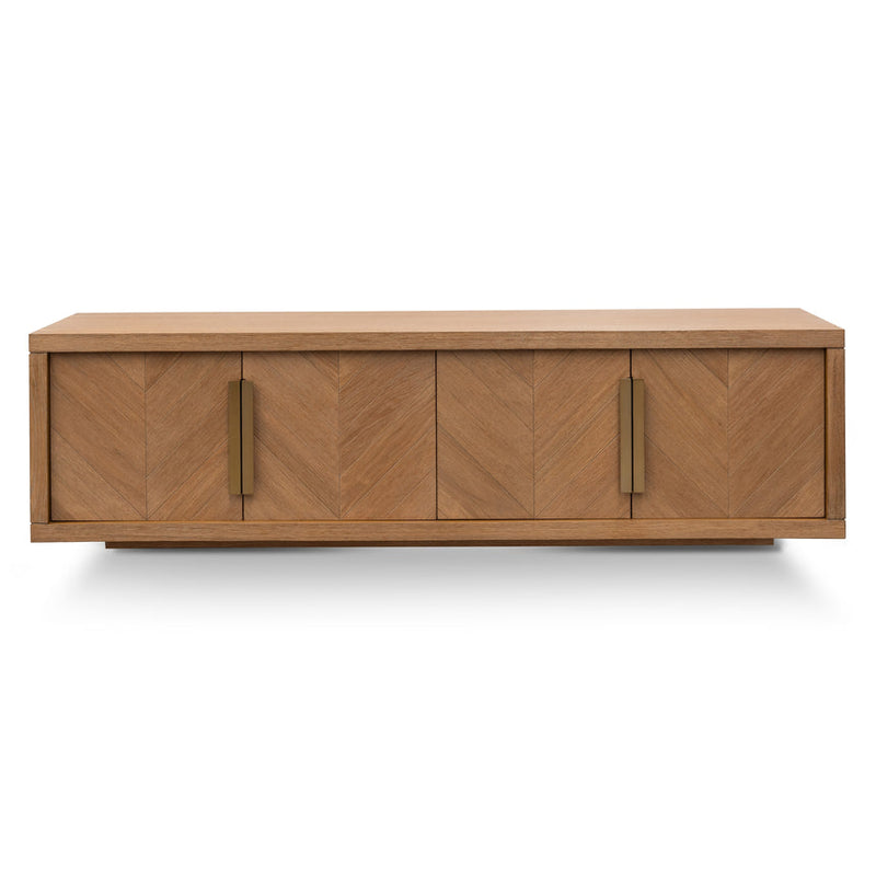 1.8m Entertainment TV Unit - Dusty Oak