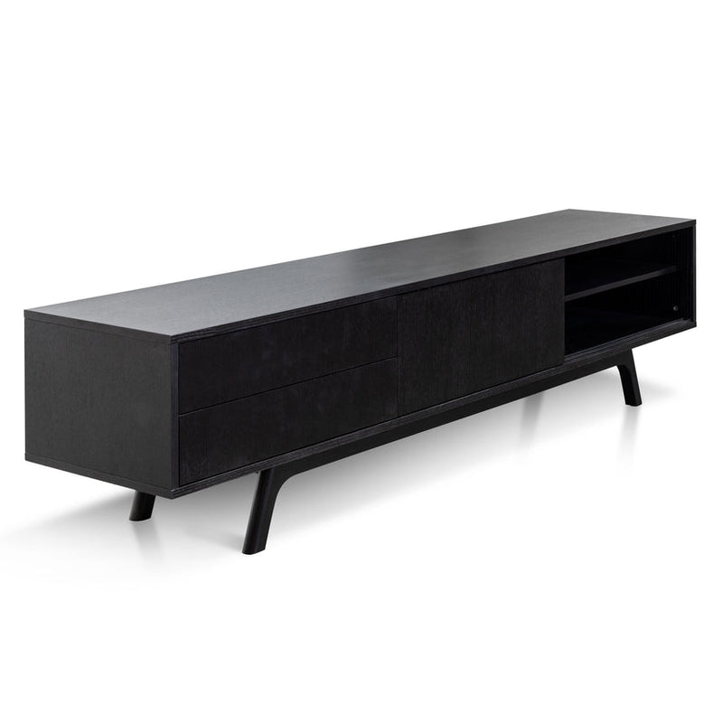 2.1m TV Entertainment Unit - Walnut