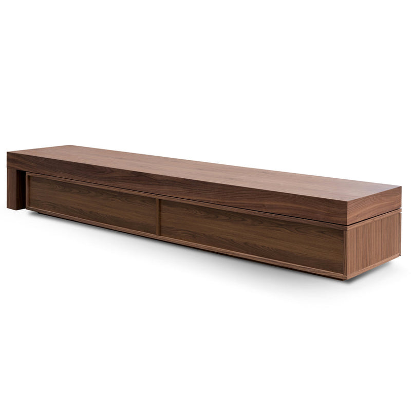 Extendable Entertainment TV Unit - Walnut