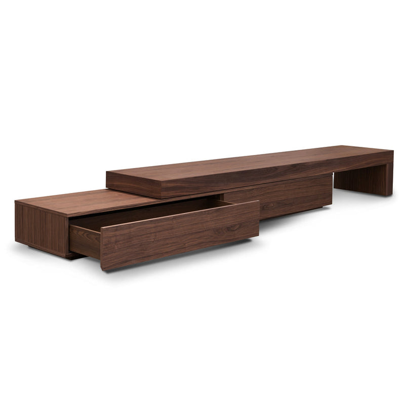 Extendable TV Entertainment Unit - Natural Oak