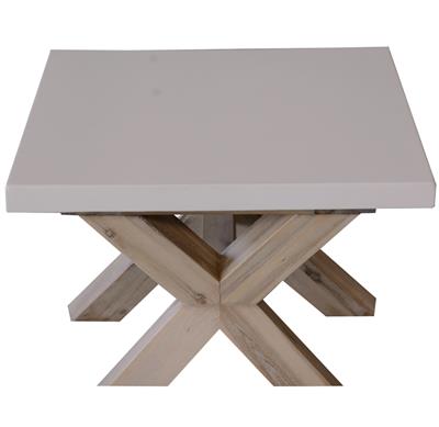 CHARLESTON LAMP TABLE 60X60X50CM-WHITE TOP