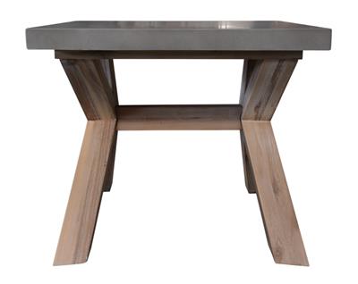 CHARLESTON LAMP TABLE 60X60X50CM GREY TOP