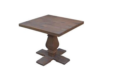 BELLEVUE LAMP TABLE 70X70X60.5CM- ANTI WALNUT